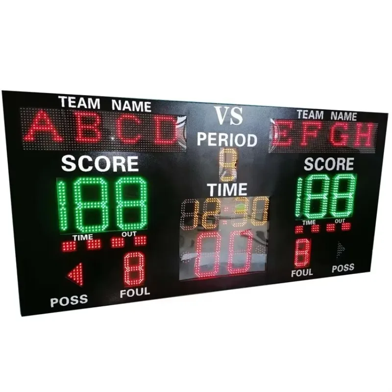 Multi-function Score Display Board Basketball Digital Electronic Scoreboard For Competition Sports Match Must-have New Launch