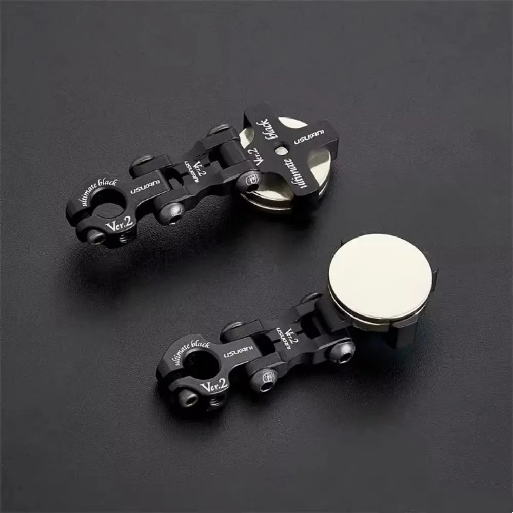 2Pcs Alloy Adjustable Magnetic Stealth Invisible Body Post Mount for 1/10 RC Crawler Car Model Spare Parts ZC