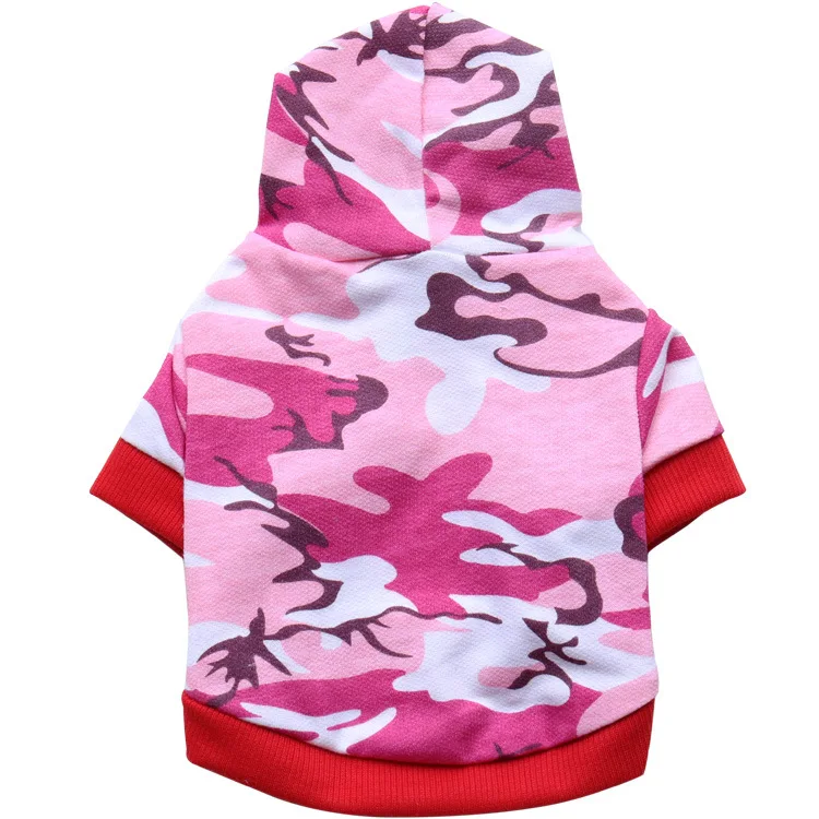 Camouflage Dog Clothes Summer Pets Clothing For Small Dogs Shirts Puppy Outfit For French Bulldogs Dog Clothes Cool Pet Coat 4S1