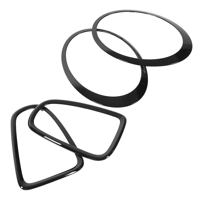 

A85E-Car Headlight Taillight Cover Trims Frame Bezel Cover Ring For Mini R56 R57 R58 R59 Cooper S JCW 2007‑2015 Auto Parts