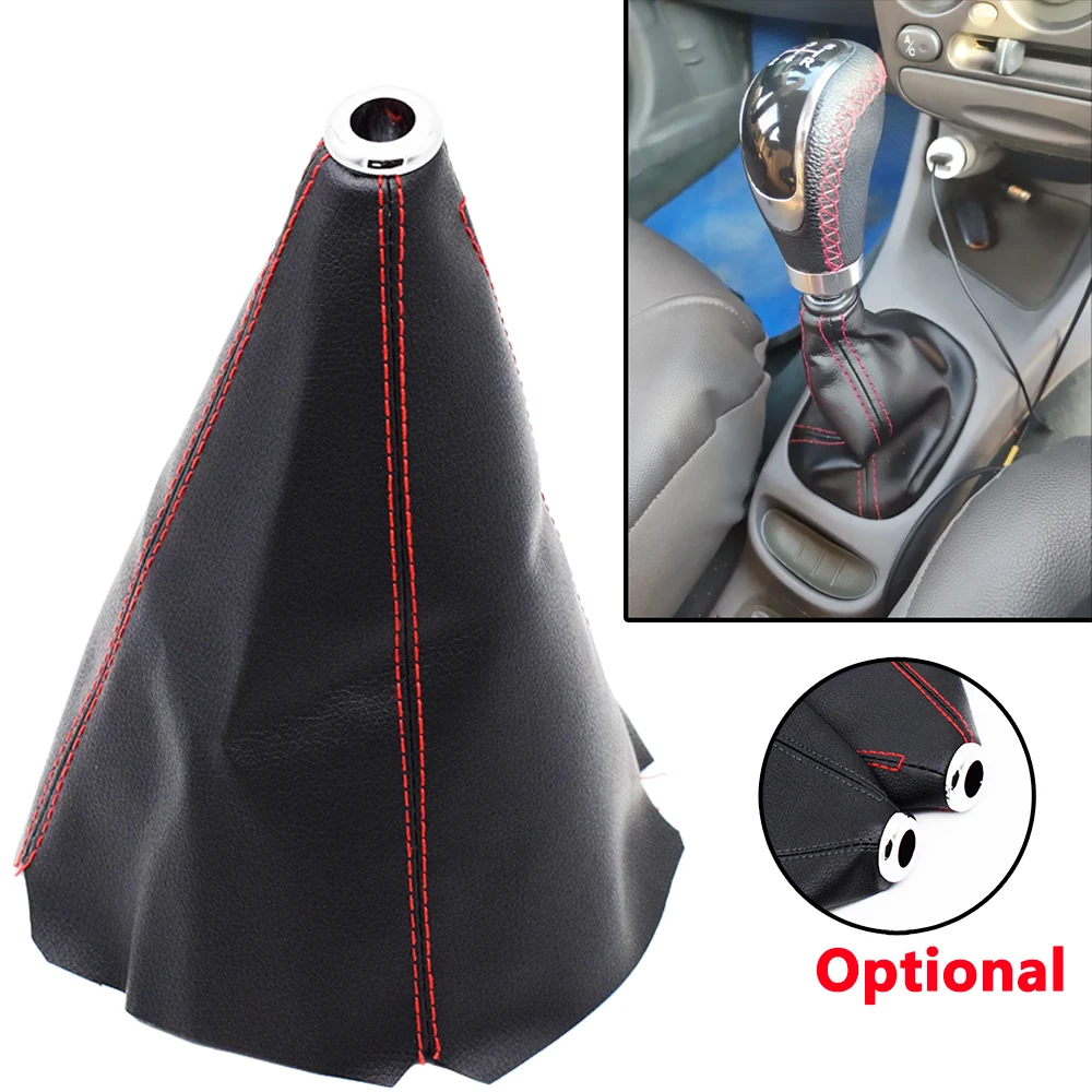 Gear Shift Knob Gaiter Cover Collar For Hyundai Accent LC Dodge Verna Leather MT 5 Speed Boot Protector Case Sleeve Dustoroof