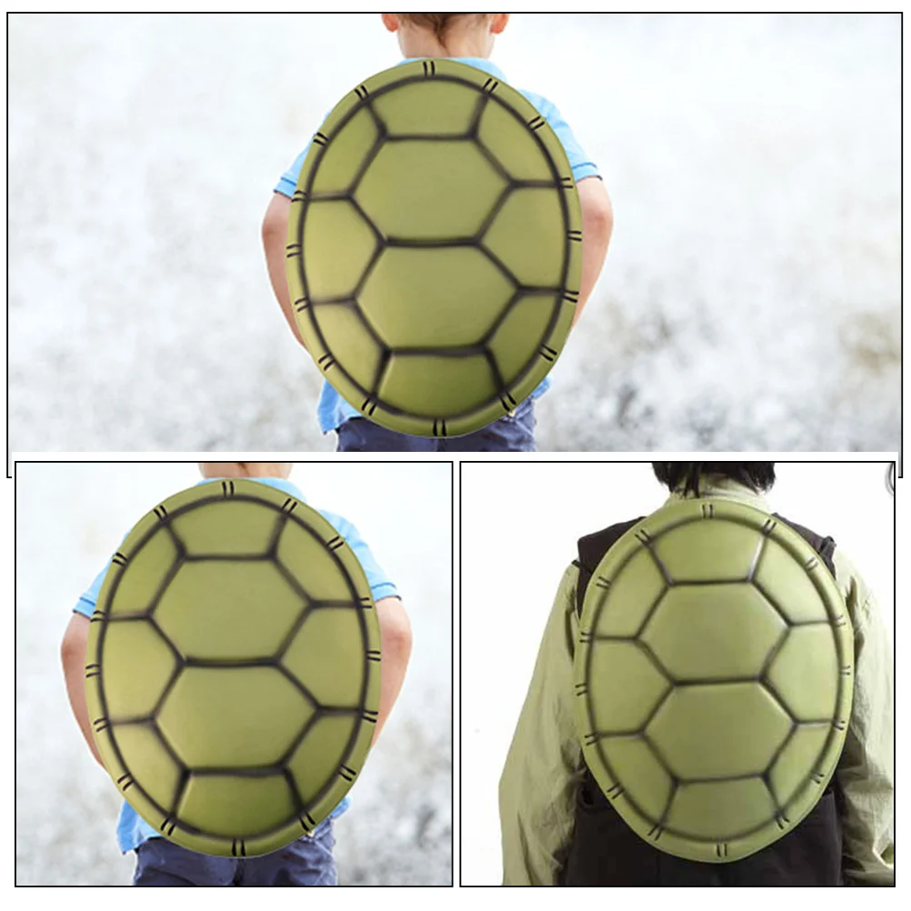 

Turtle Shell for Halloween Cosplay Costume EVA Dress Up Prop Simulation Tortoise Shell Party Performance Accessory 2pcs