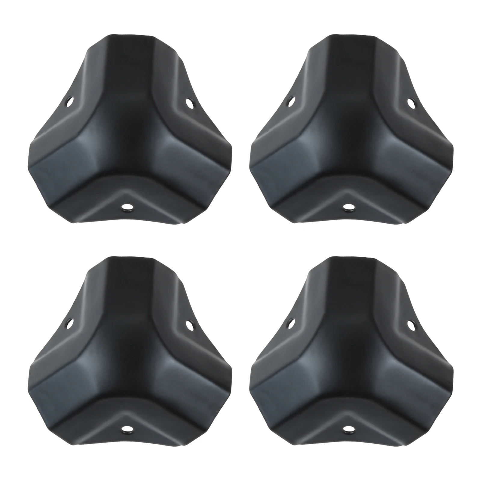 4 Stuks 50Mm K Vorm Flightcase Hoek Driezijdige Hoekbeschermers Meubels Wrap Bagage Gereedschapskist Hoekkast Randafdekking