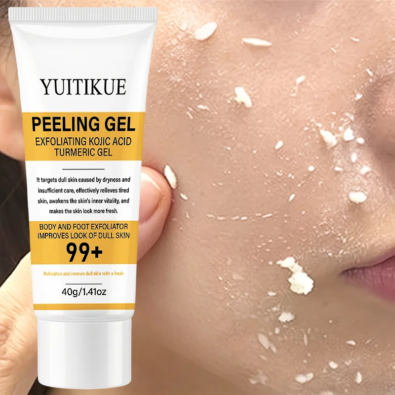 YUITIKUE Peeling Gel 40g - Kojic Acid Turmeric Exfoliating Body Foot Skin Care