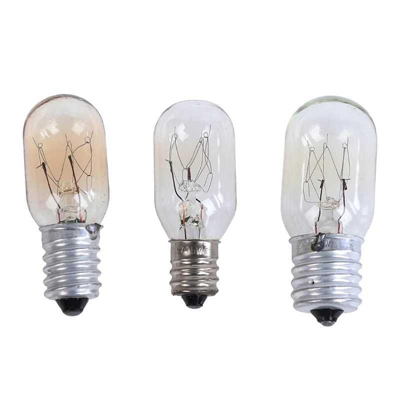 

15w Refrigerator Bulb Microwave Light E12/E14/E17 Toaster/Steam Bulb Light 230V High Temperature Oven Light Microwave Light