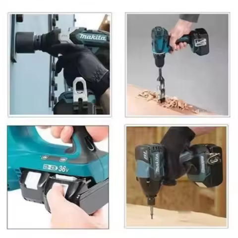 💯original Makita battery, 18V 6.0Ah rechargeable battery, replacing Makita BL1830BL1840BL1850BL1860B, power tool battery