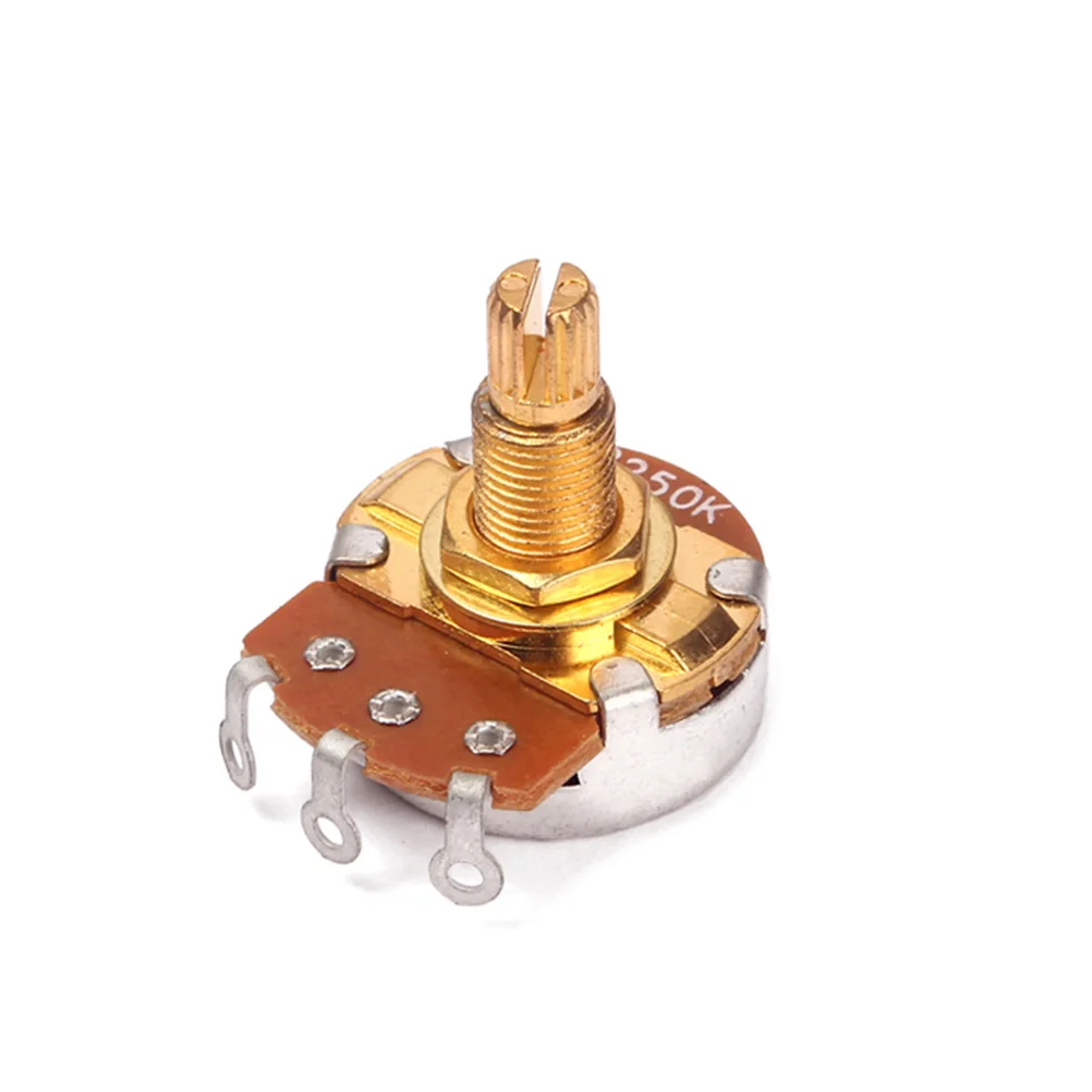 

B250k 18mm Split Shaft Guitar Potentiometer Audio Tone Control High Quality Volume Pots for Electric Guitar Upgrade