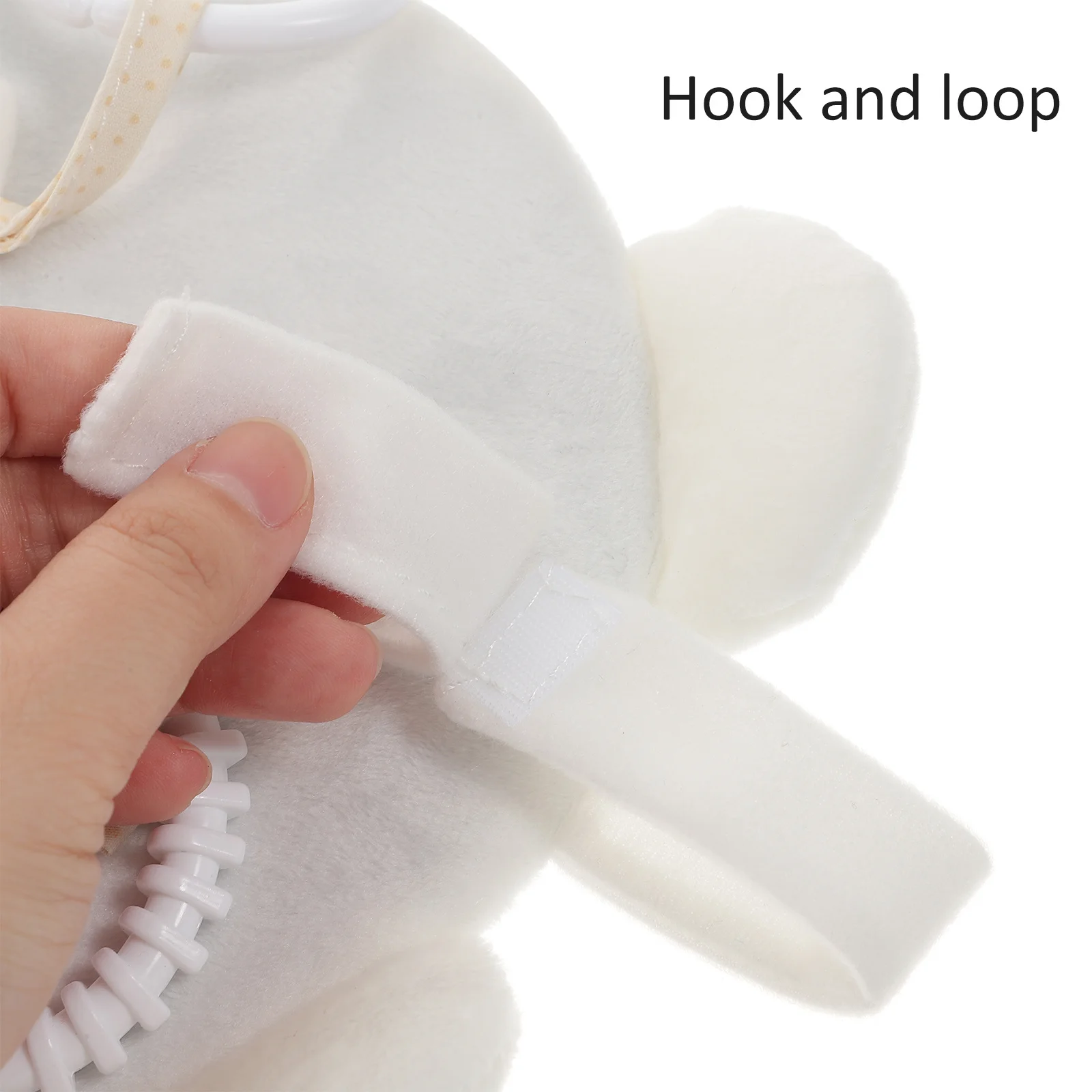 مرآة سيارة للمقاعد الخلفية التي تواجه، مرآة أمان مقاومة للكسر بتصميم أرنب كرتوني لطيف لمراقبة الرضع #3