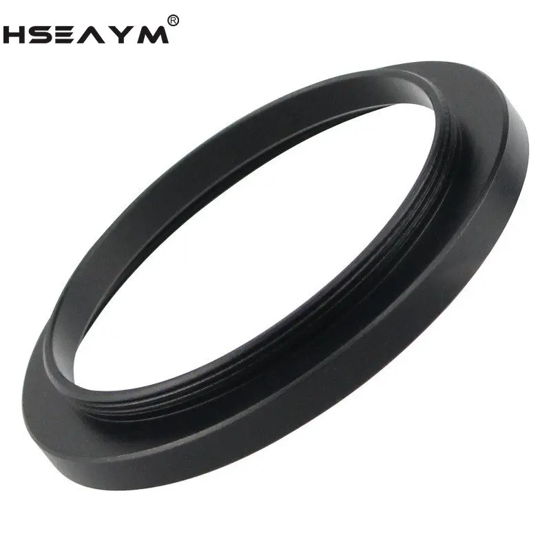 HSEAYM Cincin Adaptor Fotografi Teleskop Aluminium Logam T2 Benang Eksternal Ke Ulir Internal M48X0.75mm