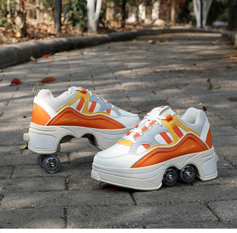 Heelys Rolschoenen Bolt Silver Rainbow - Sneakers - Kinderen - Maat 32 - LED lichtjes - Schoenen met wieltjes