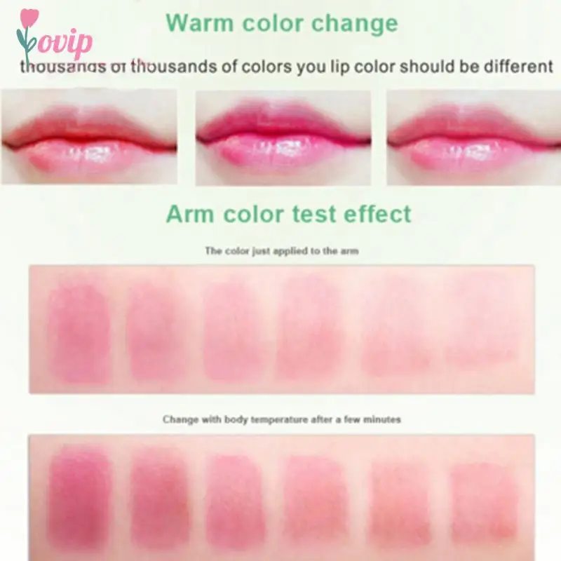 99% Aloe Vera Natural Temperature Change Color Lipstick Moisturizer Nutritious Lip Blam Winter Protect Lips Tint Lipblam