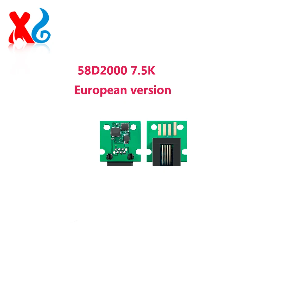 58D2000 58D5H00 58D2X00 58D2U00 Toner Reset Chip For Lexmark MS725 MS823 MS822 MS825 MS826 MX721 MX722 MX821 MX822 MX826 EUR MEA
