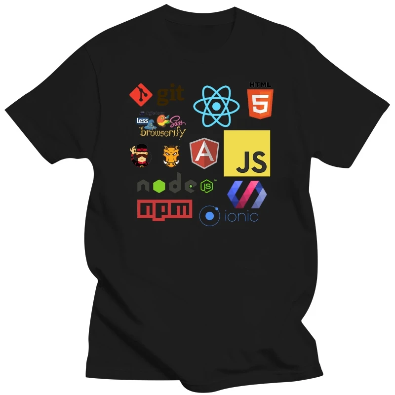 Javascript Stickers Mugs T shirts and Phone cases T shirt javascript angularjs reactjs yeoman grunt gulp html5