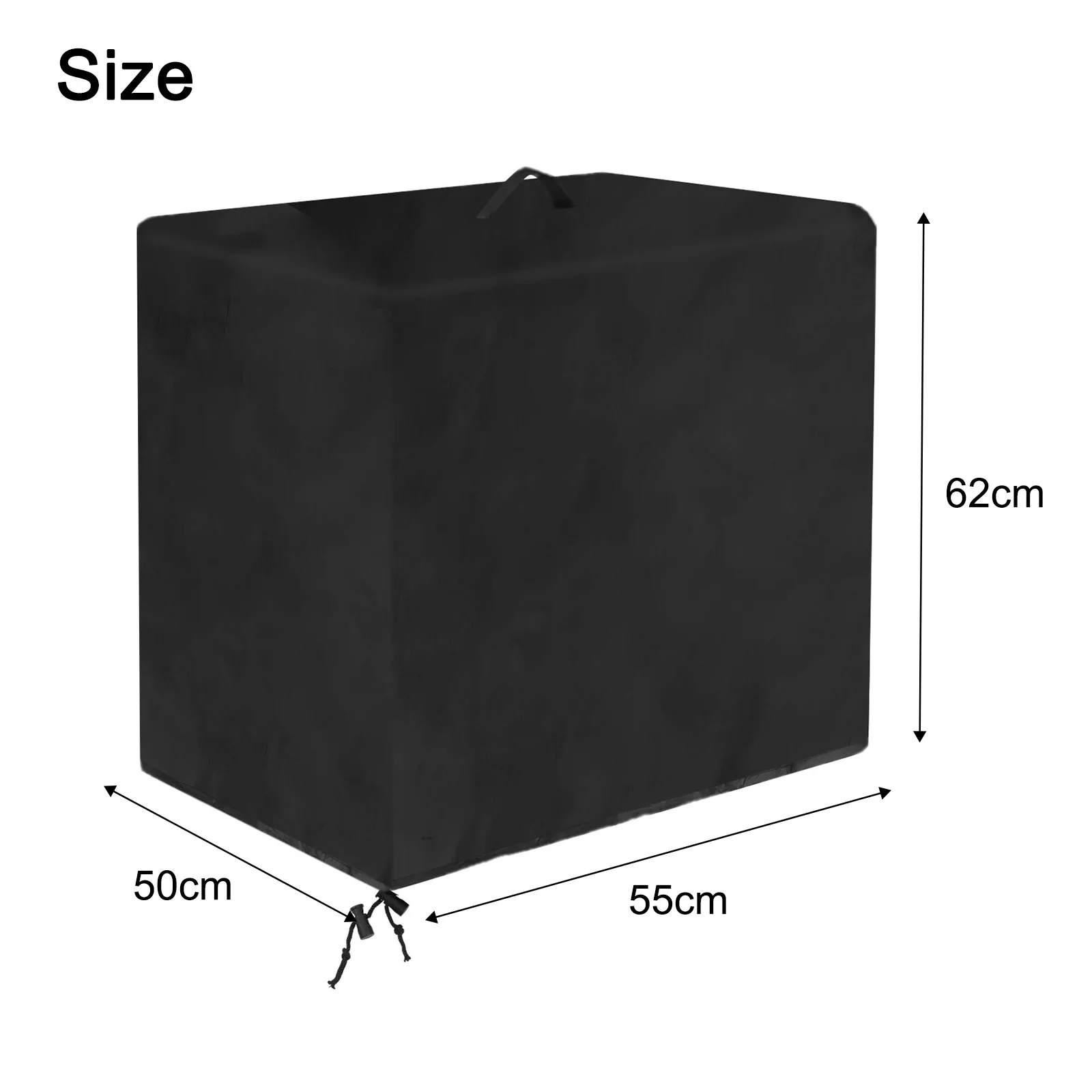 Pool Sand Filter Cover for Sand Filter Pumps Featuring Waterproof Oxford Fabric Adjustable Drawstring and Zipper Closure