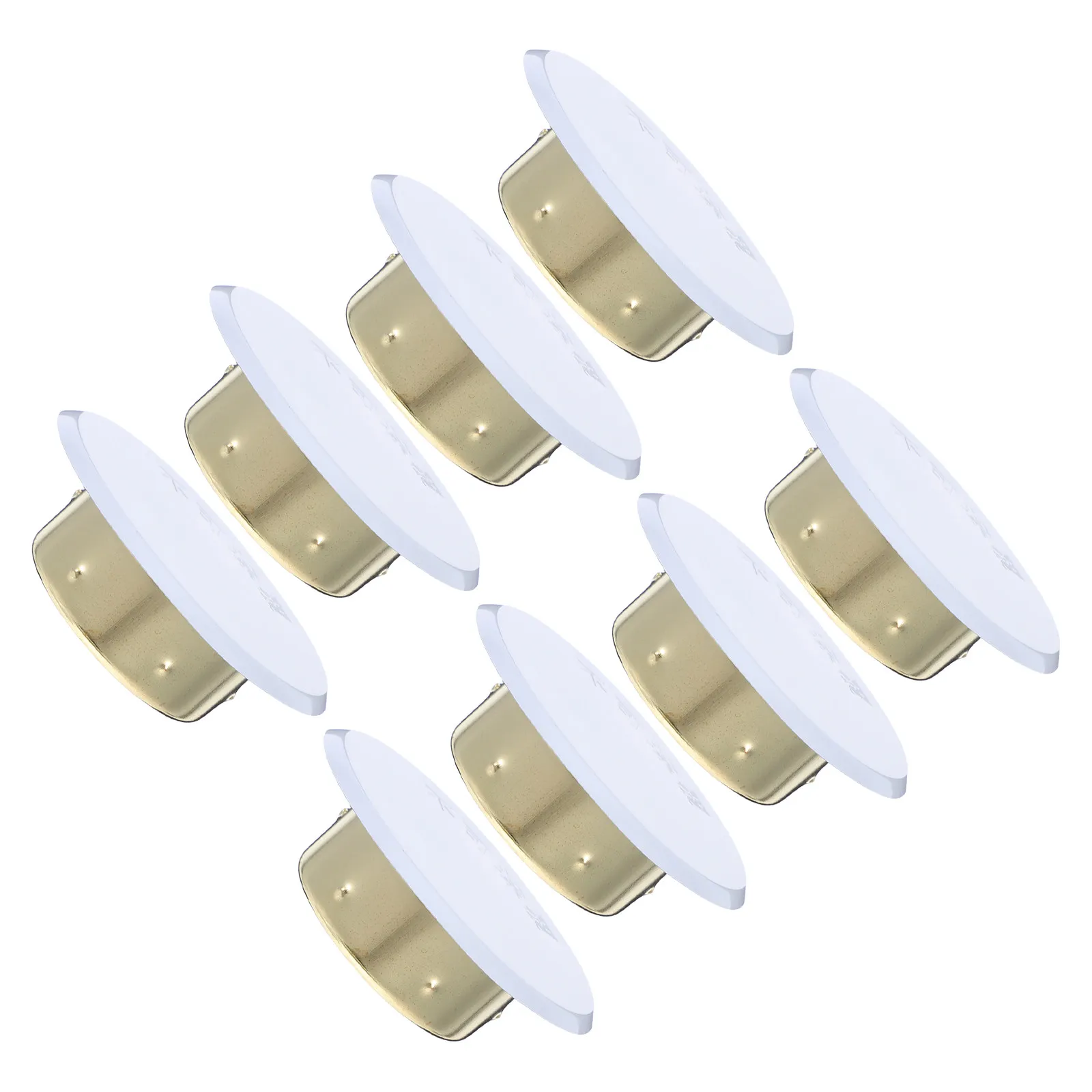 8Pcs Ceiling-Mounted Sprinkler Covers Fire Sprinkler Head Protector Flat Decorative Plate High Temperature Resistant for Indoor