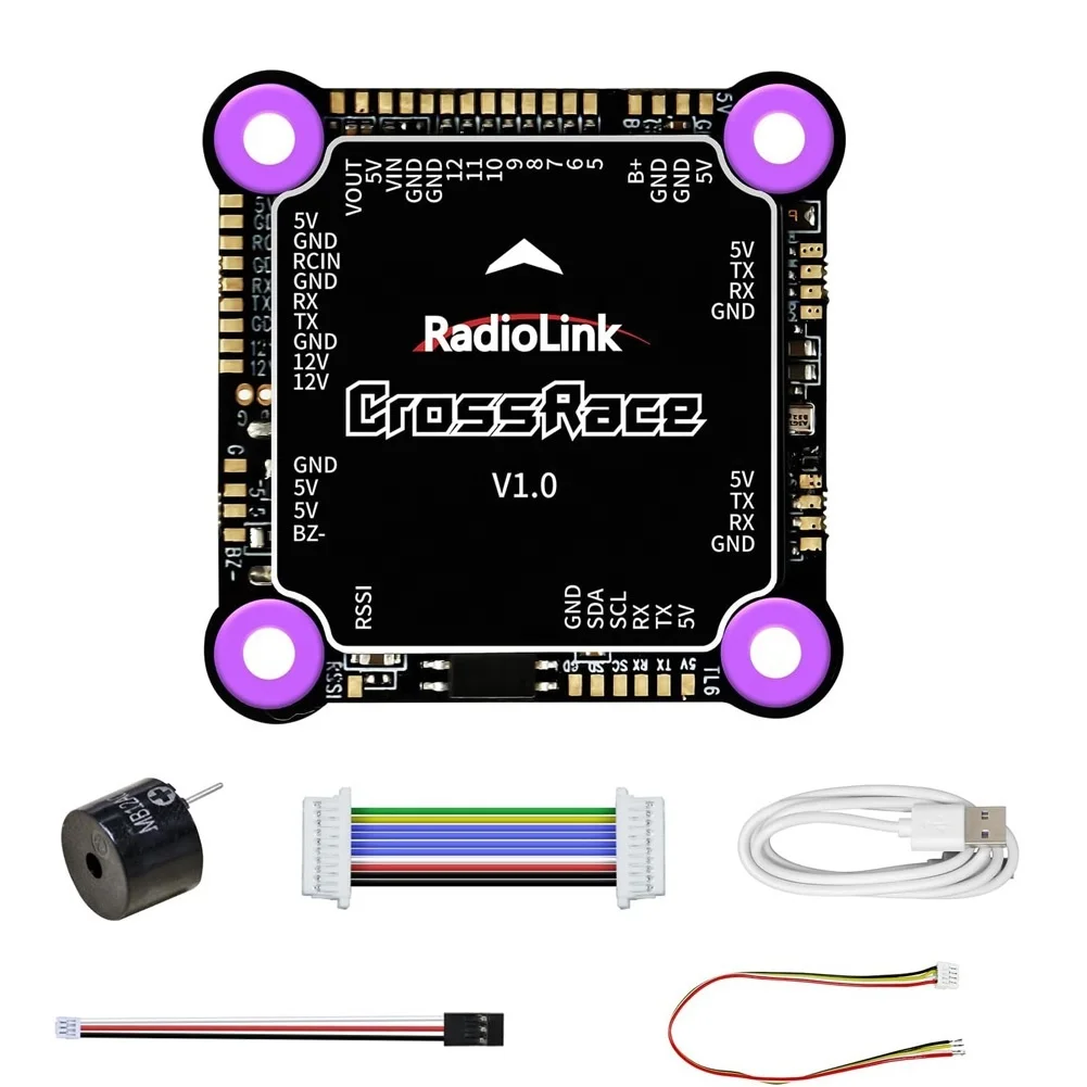 Controller Crossrace Radiolink Uscita 12CH OSD Compatibile integrato 4 in 1 ESC Plug Play Controller di volo multirotore a 2-8 assi