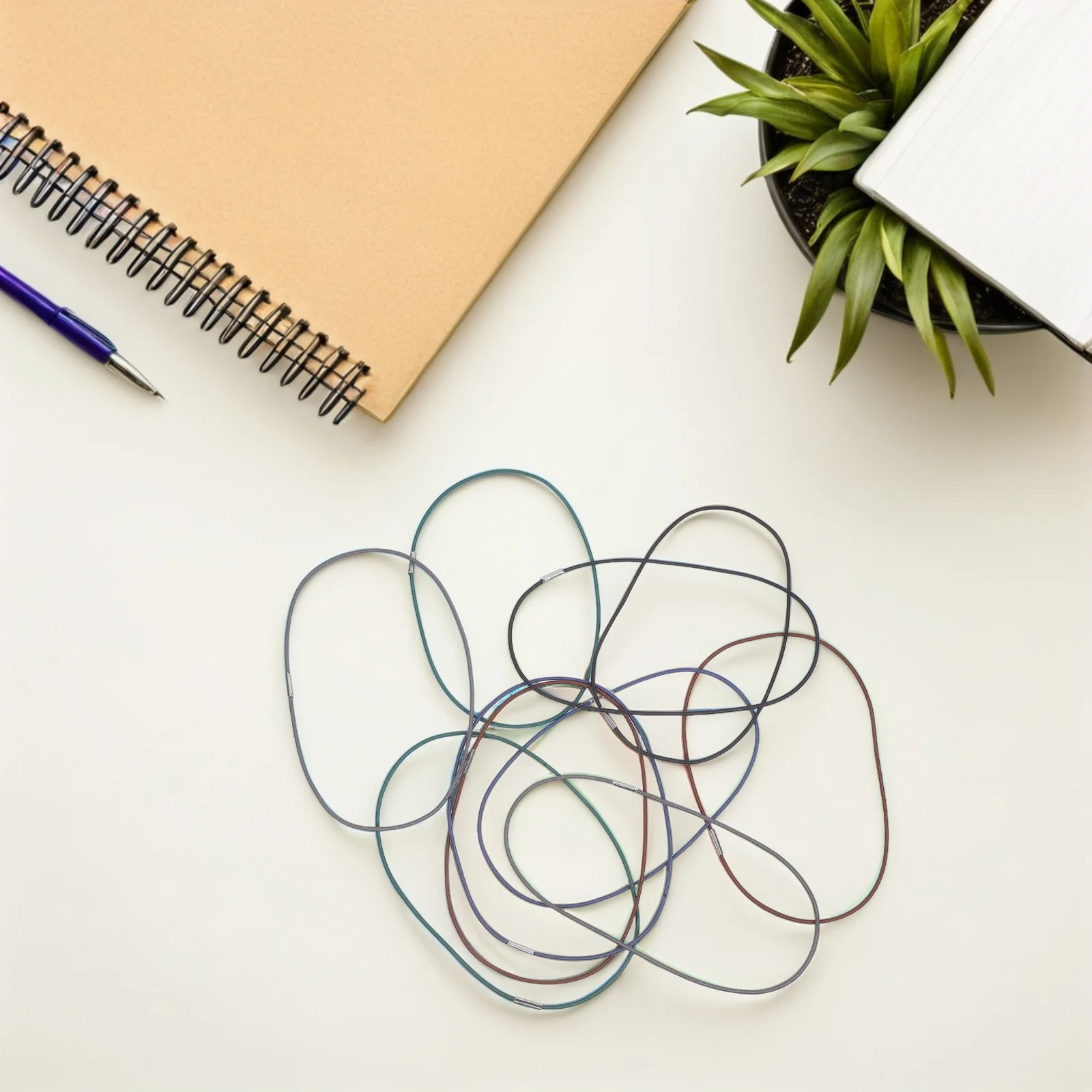 10 قطع من أشرطة الملاحظات المرنة القابلة للتعديل من النايلون لملحقات مخطط اليوميات #3