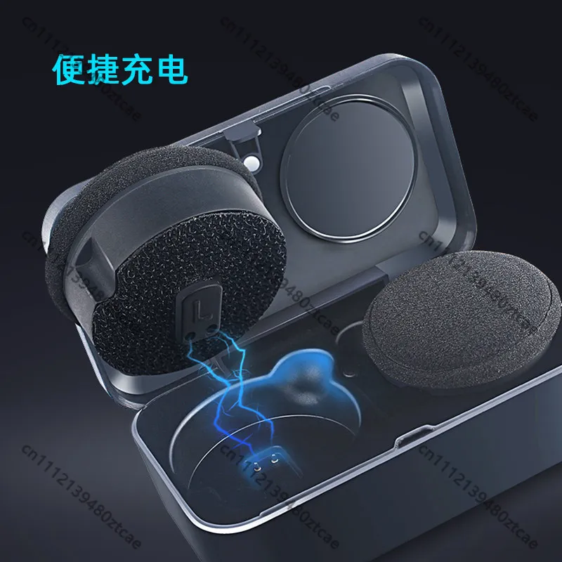 Motorcycle Helmet Bluetooth Headset Integrated Wireless Earphone Stereo Speaker Voice Navigation Hands-Free Call