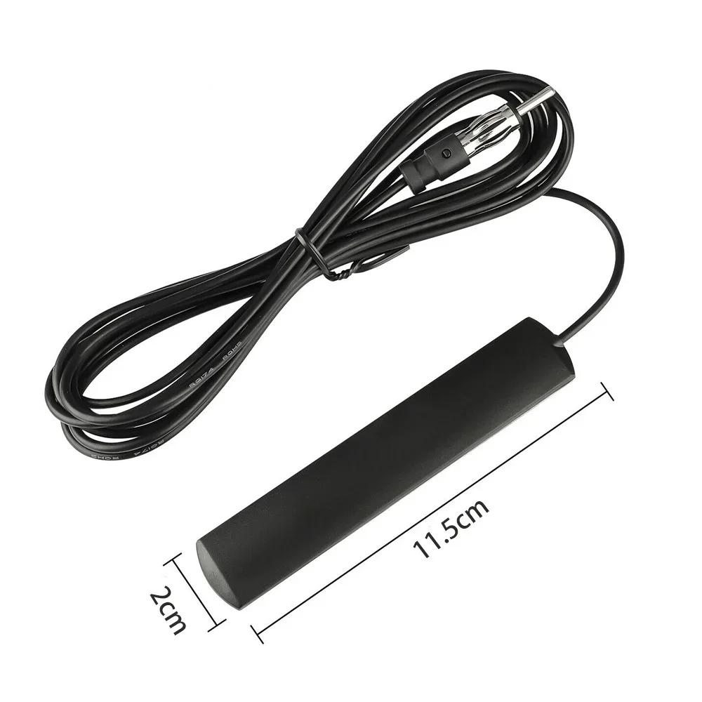 Car Radio FM Antenna Universal Booster Signal Amplifier Antenna Car Patch Radio Signal Amplifier Marine Motorcycle Accessories