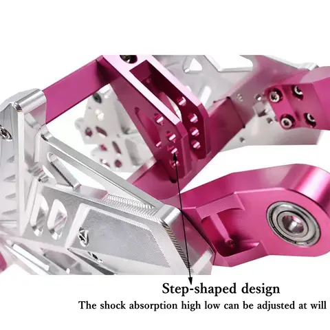 Ny 5:e generationens Lotus svängarm förtjockad Aegis bakgaffel CNC-aluminium för Electric Monkey M3 M5 M6 Niu N1S universalmodifiering 6 best sales svängarm - №4