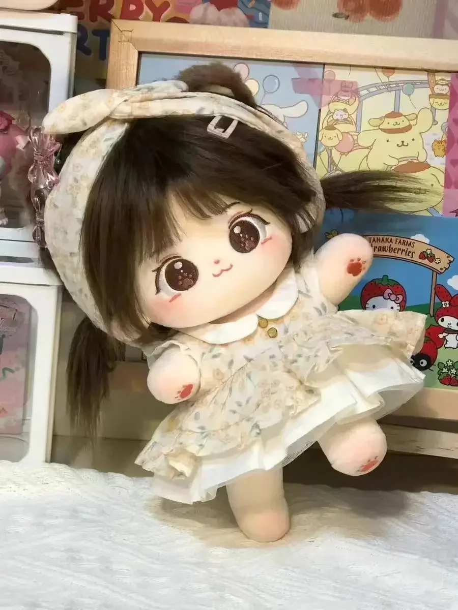 20cm Miaomiao Girl peluche Idol Doll Soft farcito Body può cambiare vestiti collezione fan bambini regalo di Halloween