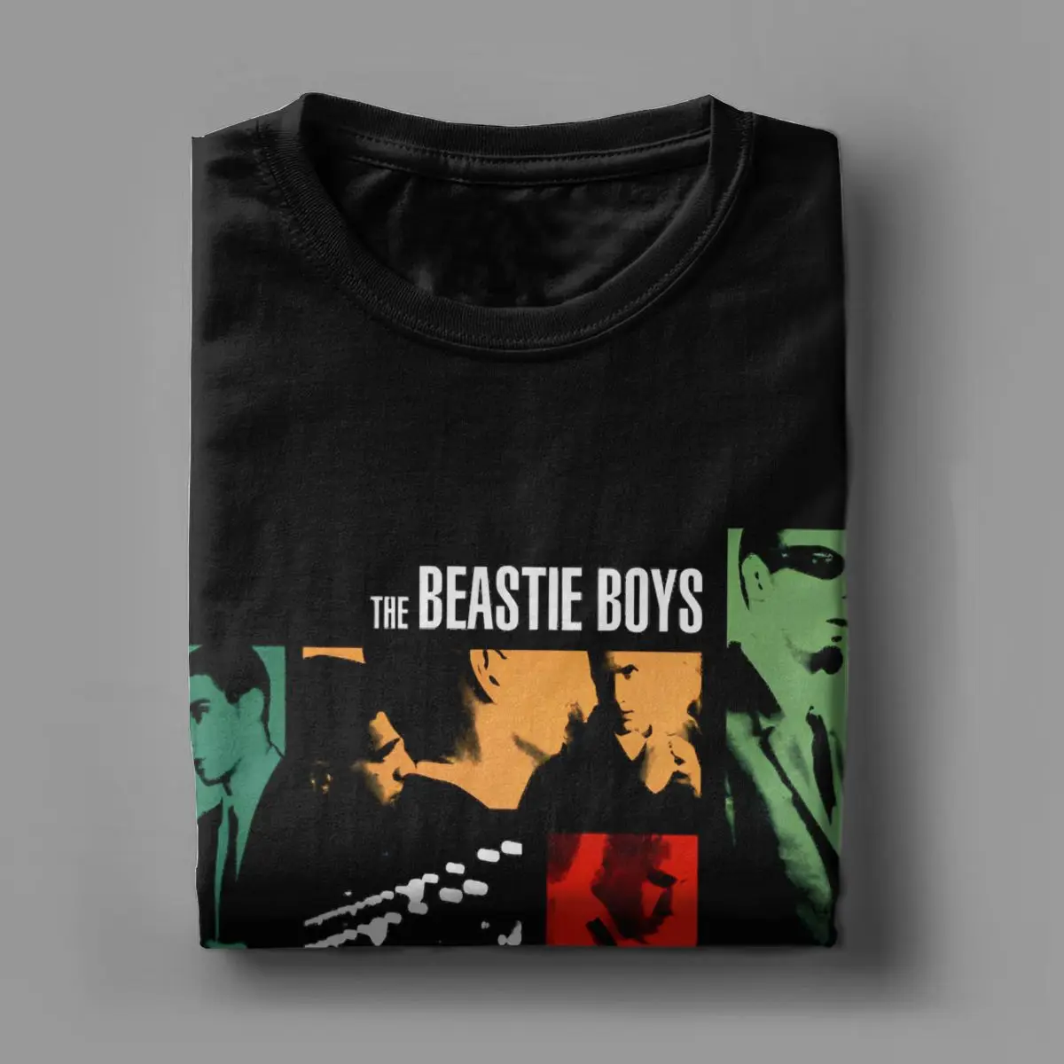 Beastie Boys Men\'s T Shirts Vintage Tees Short Sleeve O Neck T-Shirt Cotton Plus Size Clothes