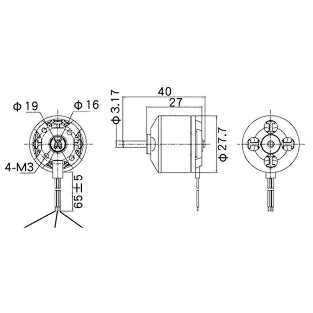A2212 RC Aircraft Brushless Motor KV930 KV1000 KV1200 KV1400 KV2200 KV2450 KV2700 2-3S Lipo Banana Plug Fixed Wing Drone Parts