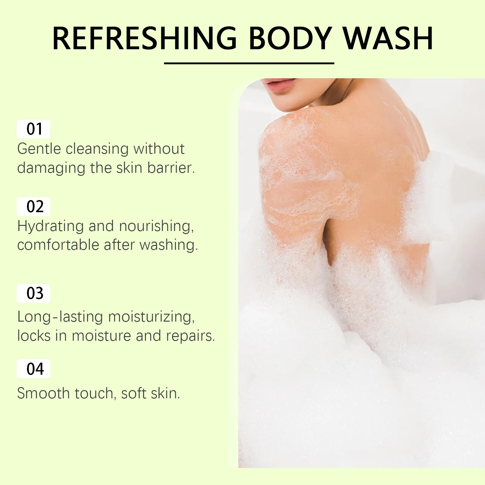 Fragrance Body Wash Leave Fragrance Oil Control Skin Exfoliator Refreshing Deep Moisturize Brighten Fragrance Shower Gel