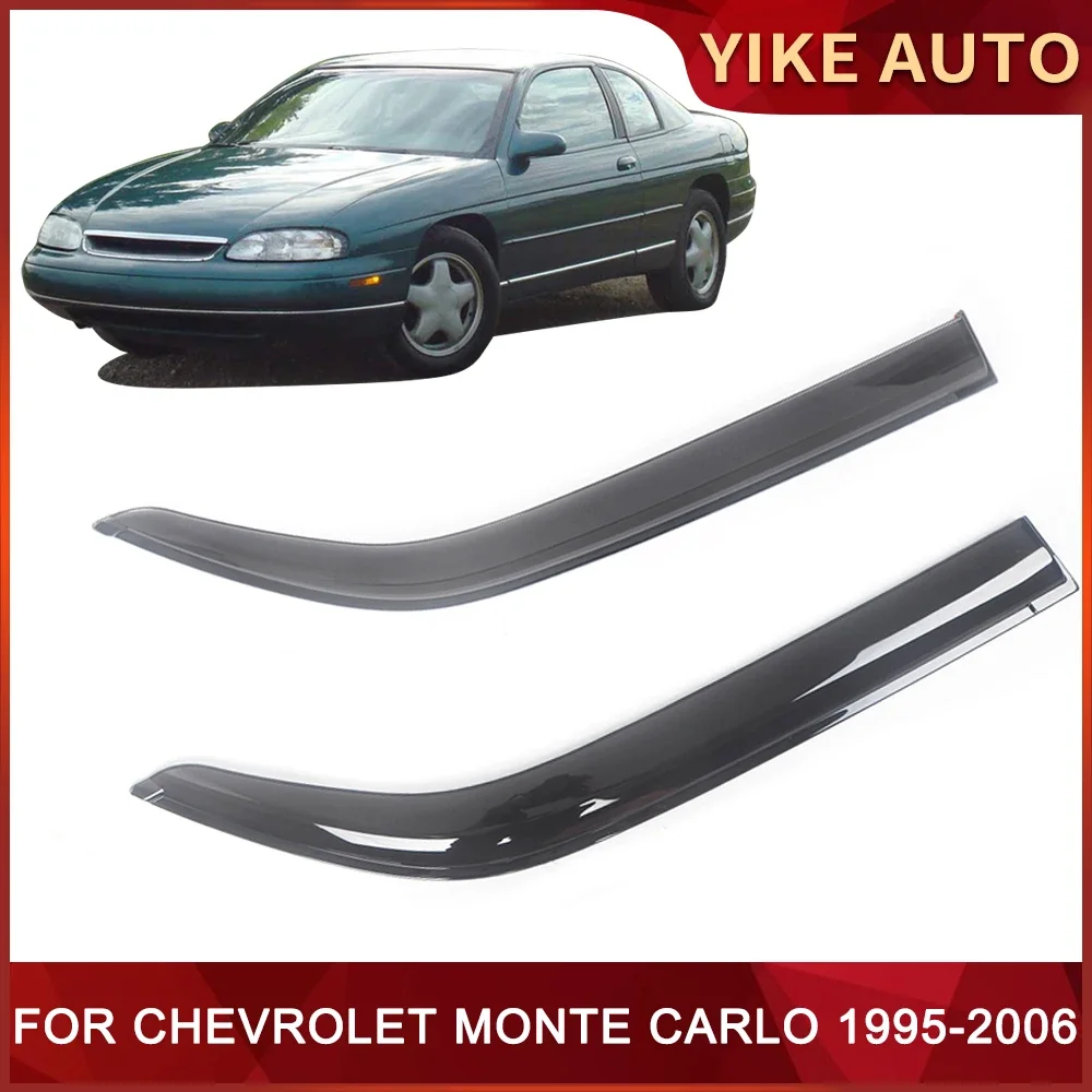 

Оконный козырек для CHEVROLET MONTE CARLO 1995-2006, дверной козырек с защитой от ветра, солнца, дождя, боковые окна, ветровые дефлекторы для авто