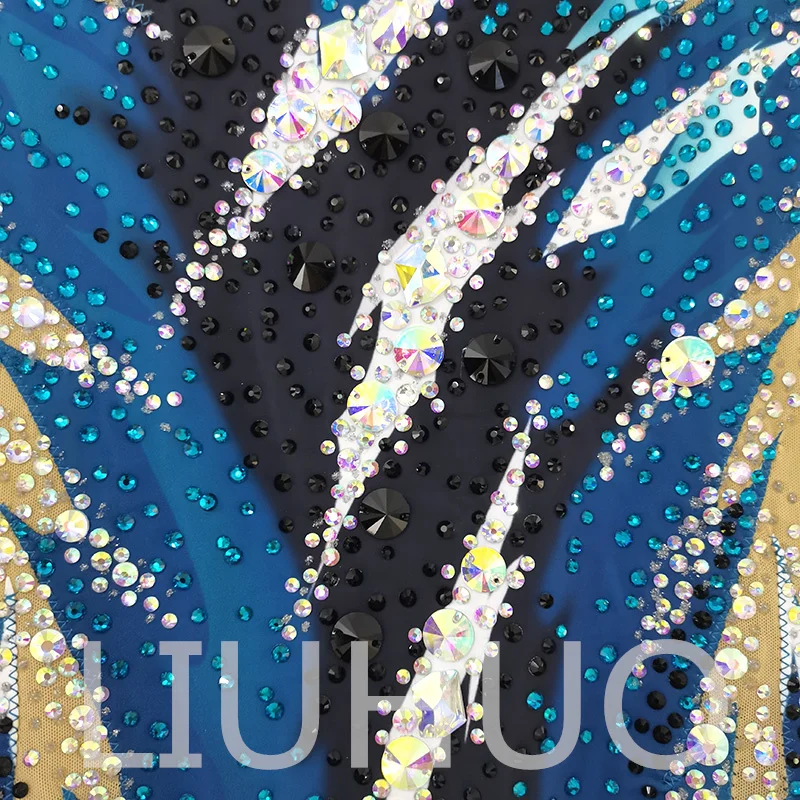 LIUHUO Rhythmic Gymnastics Leotard Competitive Cheerleading Performance For Children