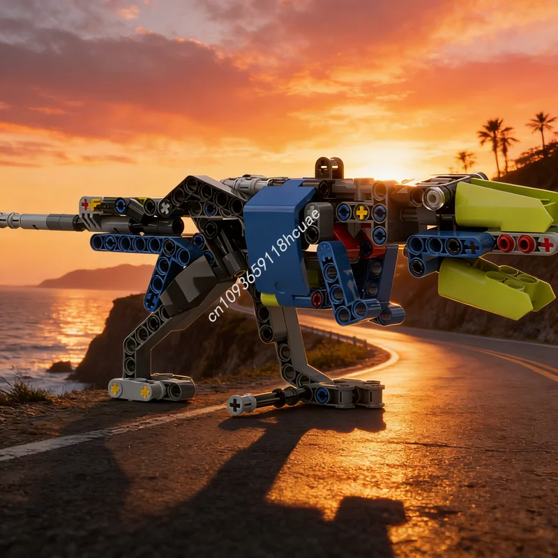 163pcs MOC Technical Tyrannosaurus Rex Model Building Blocks Toy Architecture Christmas Gifts DIY Education Idea Creative