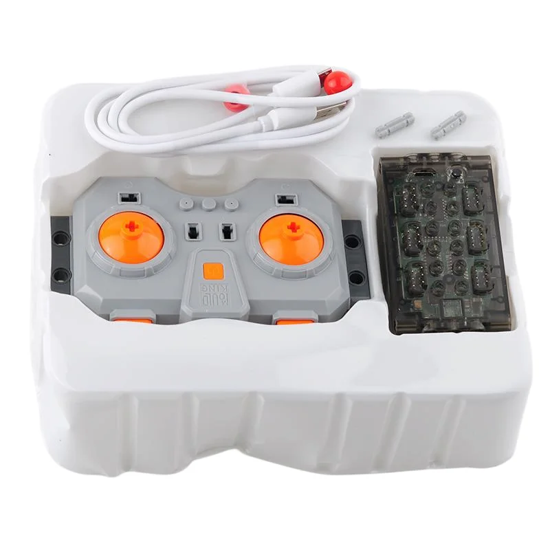 Technical 6 Channel Remote Control 6.0 Powered Module High Power Fast Charge APP Speed Control MOC Car Model Modification Toy