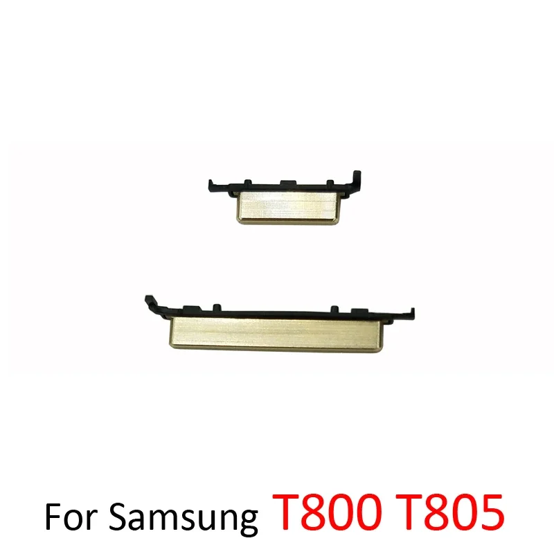 For Samsung Galaxy Tab S 10.5 T800 T805 T807 Tablet Phone Frame Power And Volume Button On Off Side Key Gold