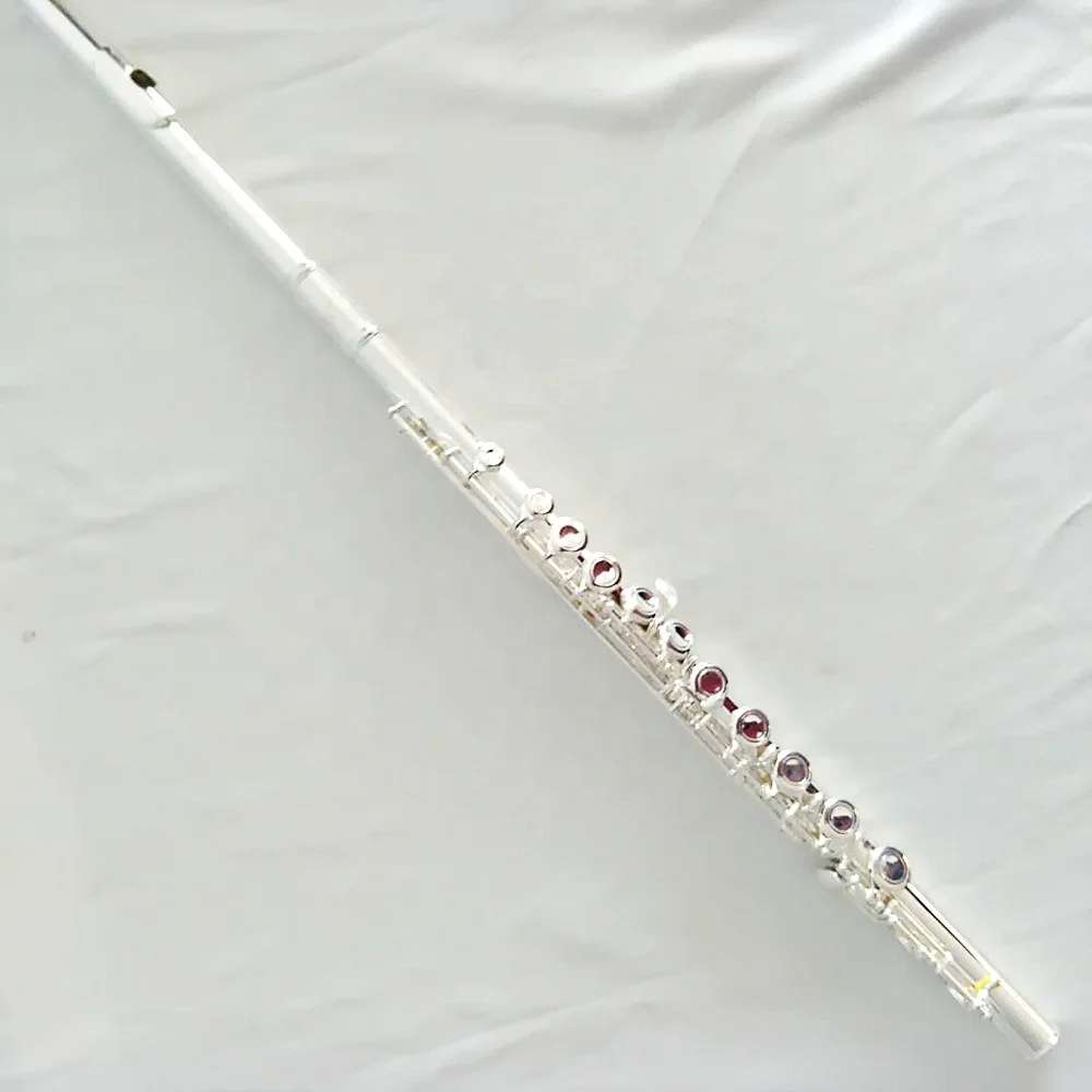 

Sell high quality flute with 16 hole/17 - hole closed and silver plated to play instruments