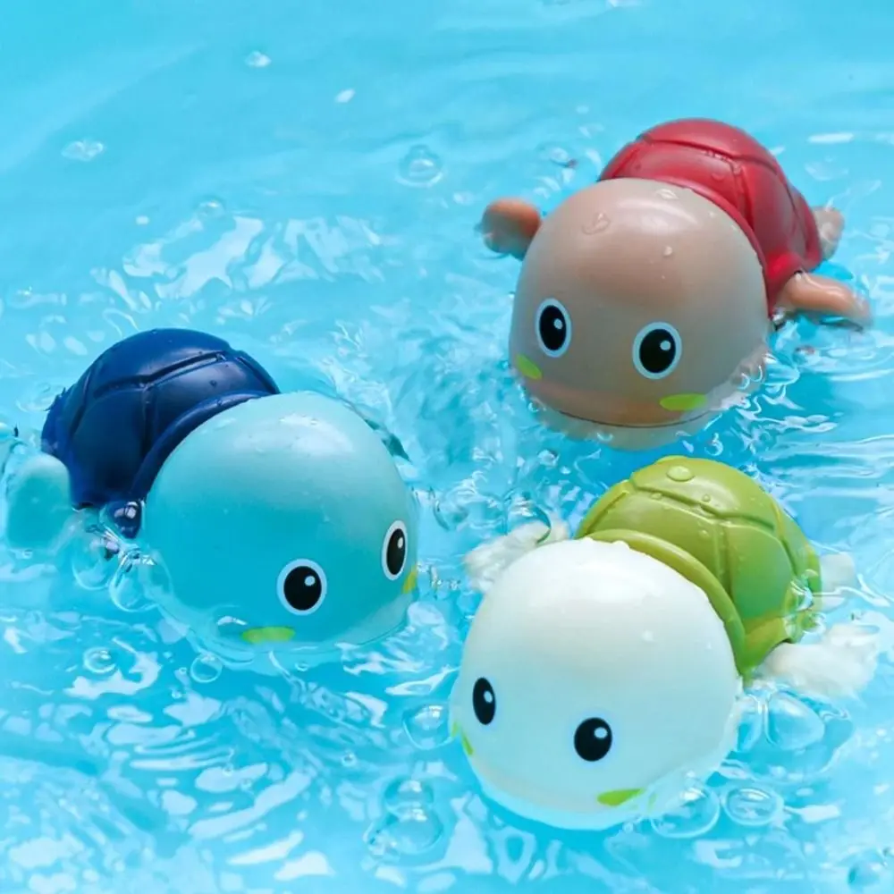 Klassiek waterspelend babybadje Speelgoed Drijvende waterketting Zwemschildpad Speelgoed Dier Opwindbaar Uurwerk Badspeelgoed Zwembad Strand