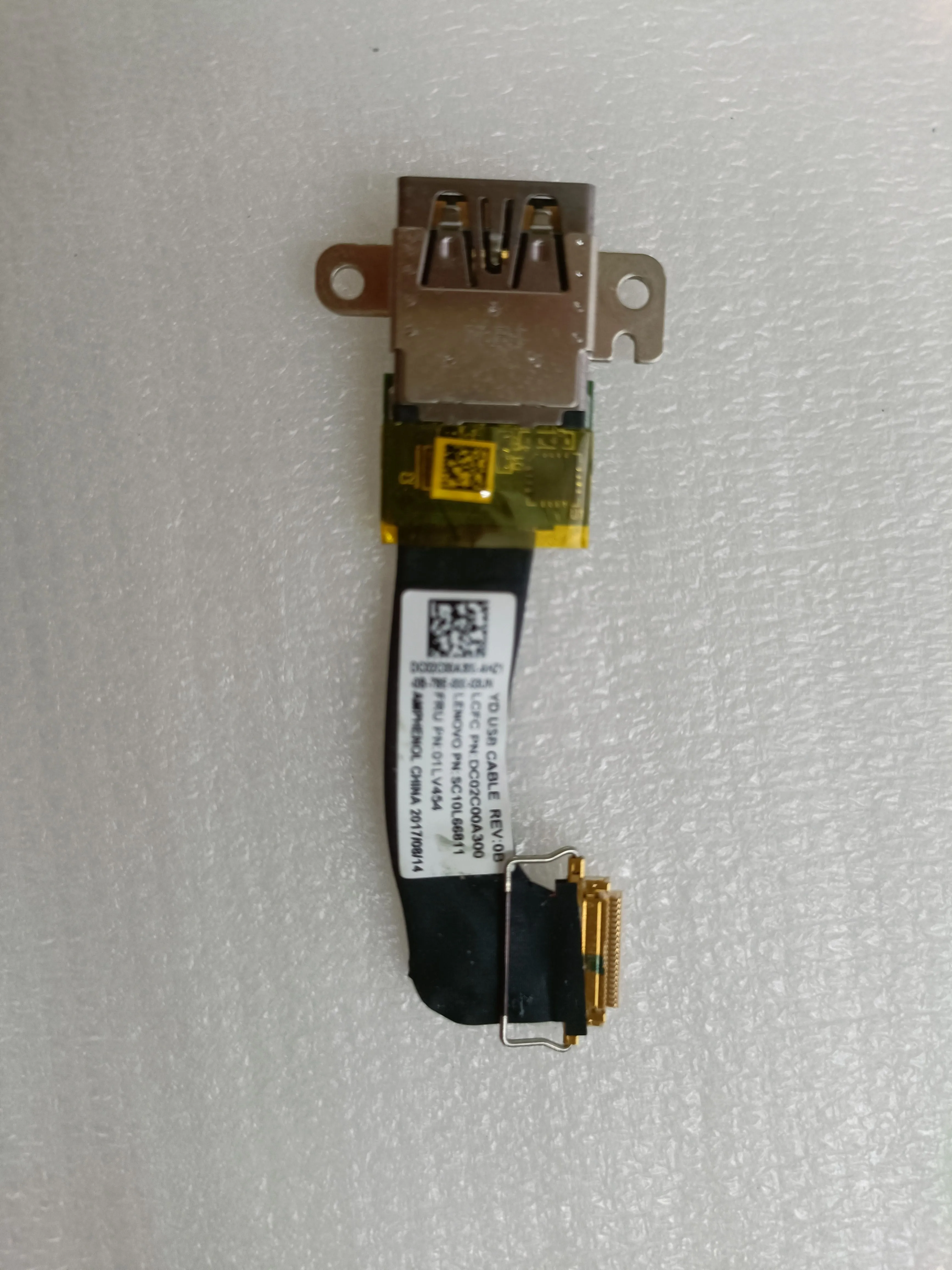 Used Original for Lenovo Thinkpad X1 Carbon 5th 6th USB Small Board Interface 01YR420 01LV454