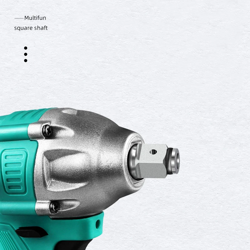 Electric Wrench Square Shaft 1/4'' Brushless Impact Hex T-Type Screwdriver Power Drill Dual Use Quick Change