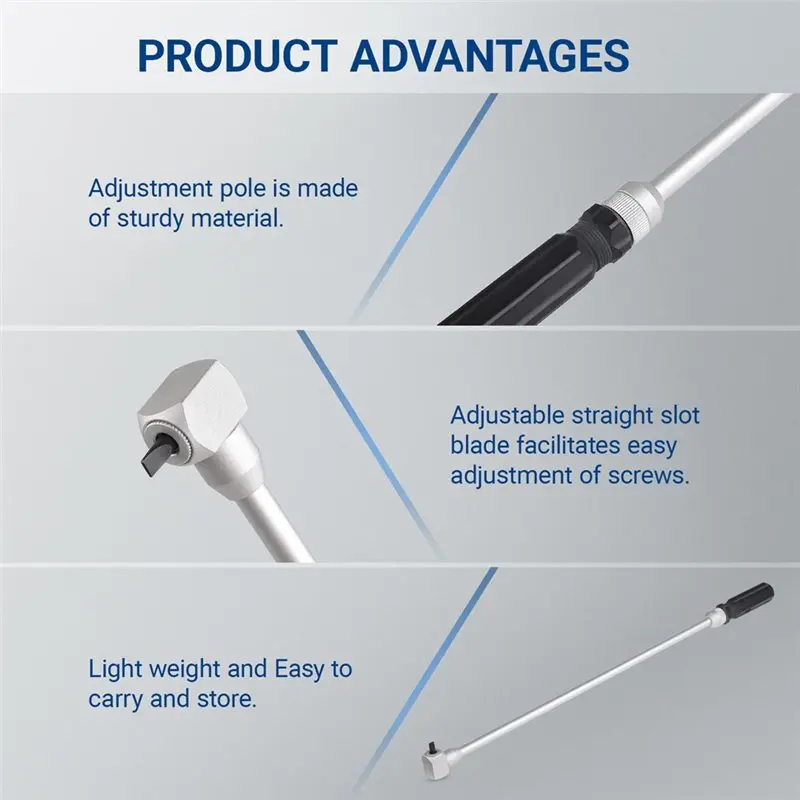 Well Carburetor Adjustment Tool Screwdriver 90 Degree Angle For ATV UTV For Snowmobile Hand Screw Adjusting
