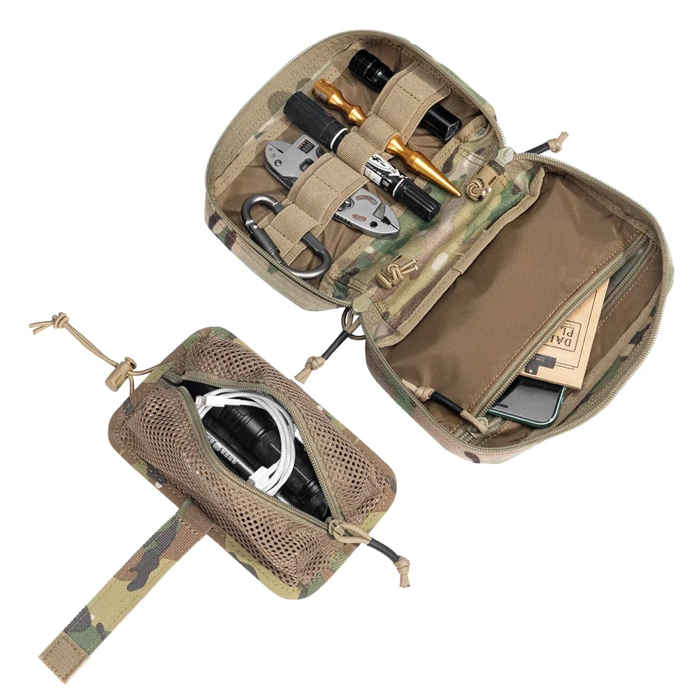 Tactical Molle Pouch Waist Bag Outdoor Men EDC Tool Bag Utility Camping Hunting Accessories Pouch Organizer Vest Pack