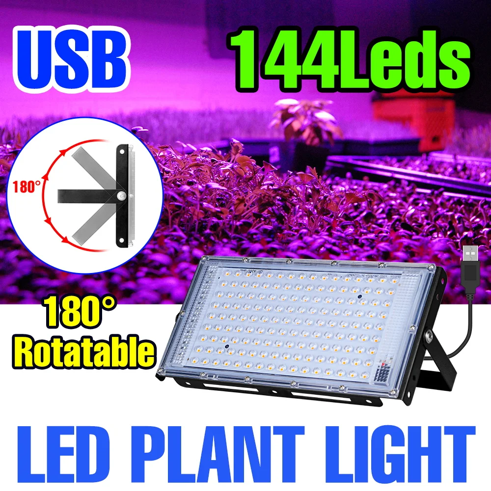 

USB DC5V LED Grow Light Full Spectrum Plant Lamp Indoor Fruit Cultivation Greenhouse Tent Succulent Vegetable Hydroponic Lightin