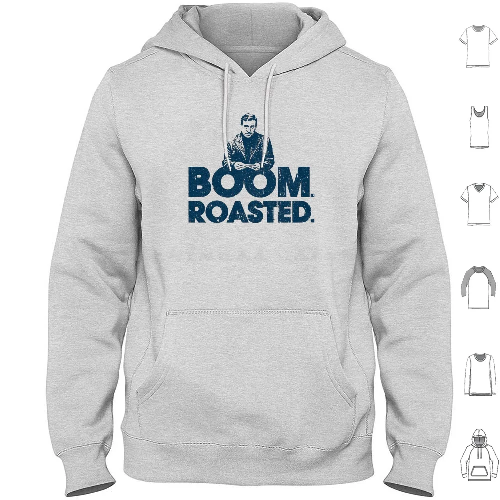 

Boom. Roasted.-Michael ( Variant ) Hoodie cotton Long Sleeve The Office Office Dwight Schrute Jim Halpert Pam Beesly Steve