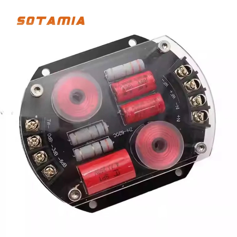 

SOTAMIA Автомобильный аудиодинамик, двусторонний разделитель, динамик, 2-полосный разделитель, мощный Bluetooth-динамик, Bluetooth-звуковая коробка