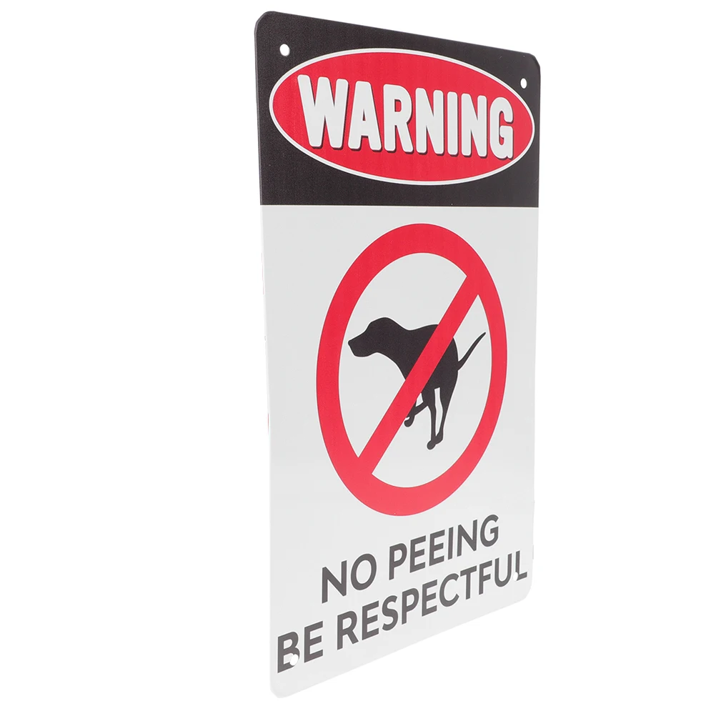 

s No Peeing Dog Vintage Tin Iron Yard Warning Decor Lawn Traffic Safety Sign Dog Pooping Sign