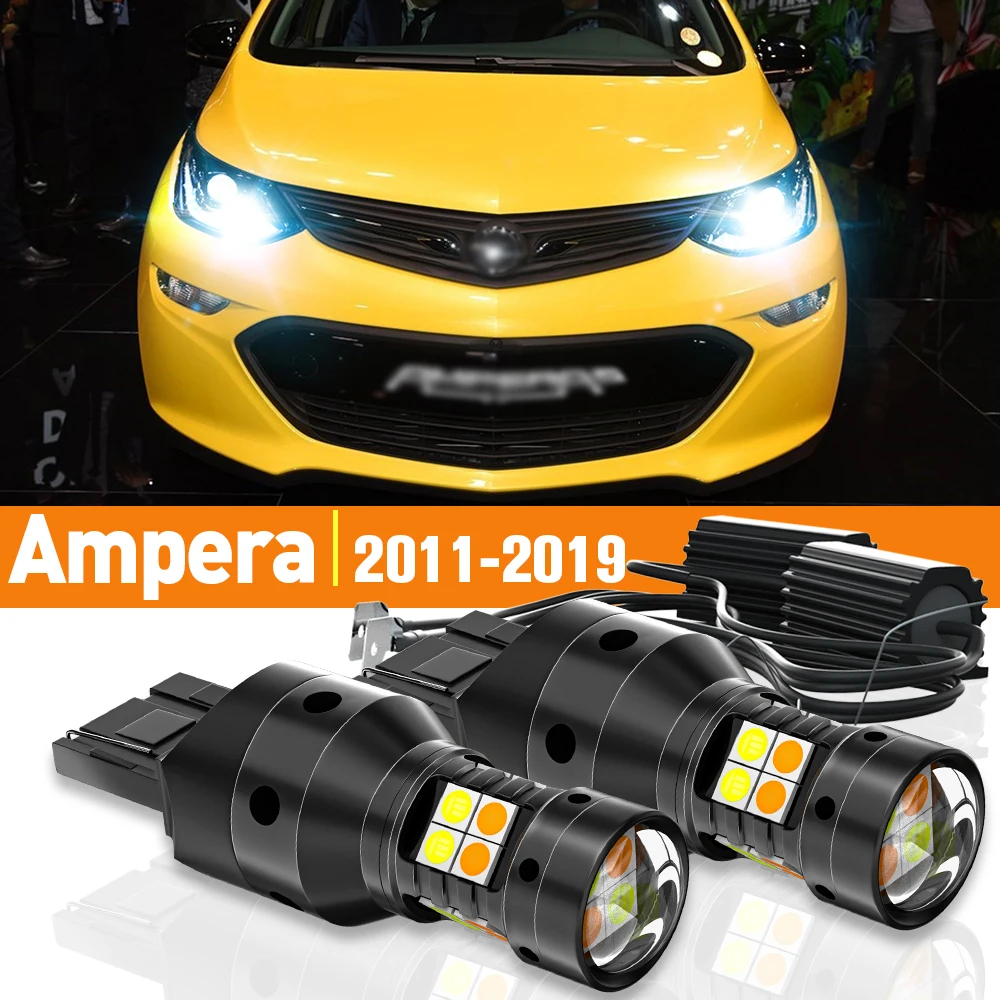 

2x LED Dual Mode Turn Signal+Daytime Running Light DRL For Opel Ampera Ampera-e 2011-2019 2013 2014 2015 Accessories Canbus