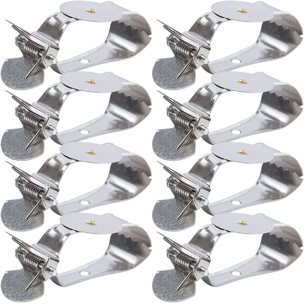 

8Pcs Drapery Holder Clamp Easy to Clip on DIY Decorated for Various Curtains Safe Reliable Curtain Holdback