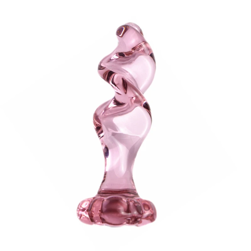 Pink Glass Anal plug for women butt plugs Penis Anus Dildo adult masturbation Adult Sex Toys for Women Gay Lover Gifts