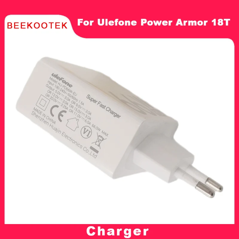 

New Original Ulefone Power Armor 18T Official Quick Fast Charging Adapter Charger For Ulefone Power Armor 18TSmart Cell Phone