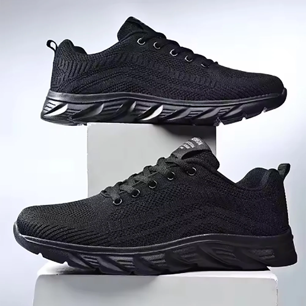 

Sports Men Running Jogging Shoes Casual Sneakers Outdoor Lace Up Breathable Mesh Light Tennis Outdoor Walking Size 38-46