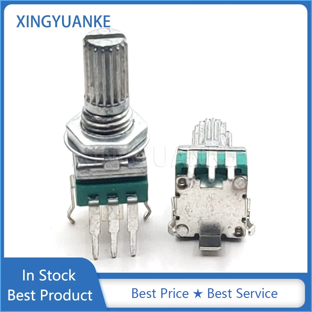 3PCS Sealed 3-Pin R097 RK097N Single Vertical Potentiometer With Bracket B5K B10K B20K B50K B100K B502 B103 B104 Handle 15MM