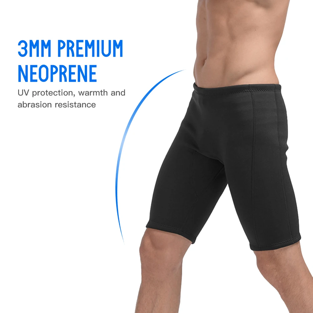 3mm Neoprene Wetsuit Shorts Men's Swimming Trunks Diving Pants Water Sport Underwear Swimsuit Bottom Men\u0027s Swimming Trunks